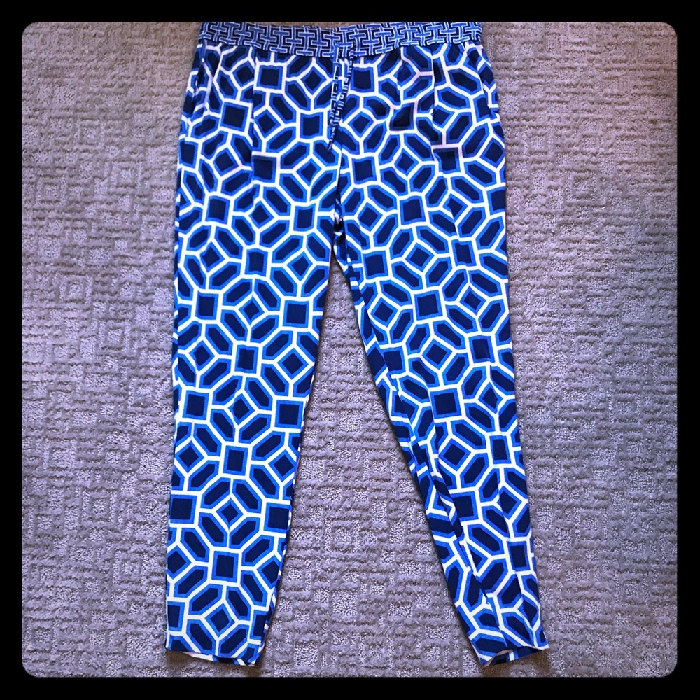 SOUTHERN TIDE Mosaic Loose Fit Pants | Size L